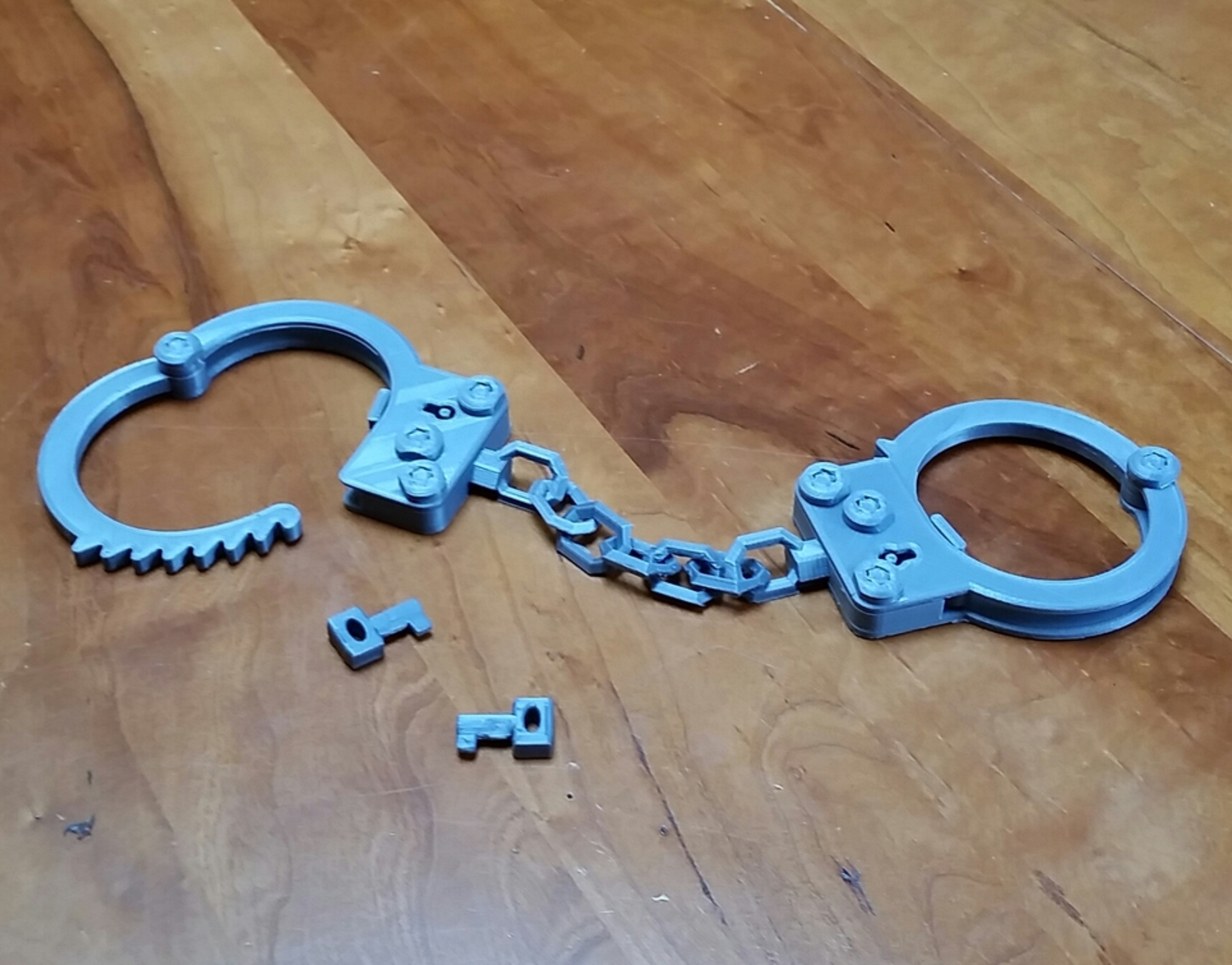 Download free STL file Handcuffs Complete Single Bed Print • Design to ...